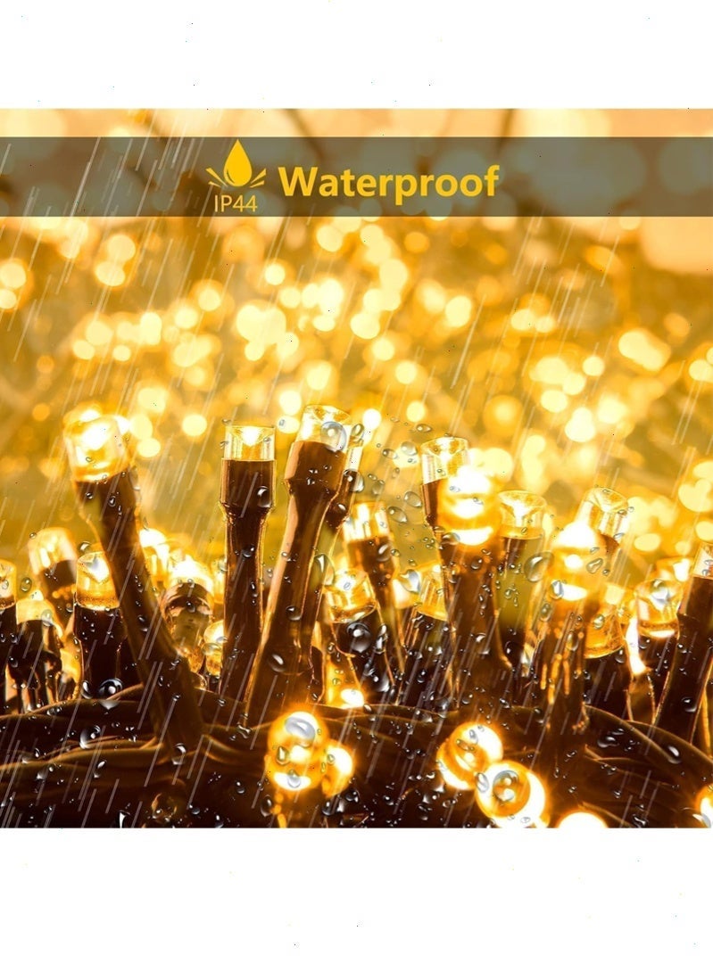 Topyich 49ft 150 LEDRamadan Lights,  Warm White Ramadan Curtain String Lights, 8 Modes Lighting Ramadan Decorations for Indoor Outdoor - Image 2